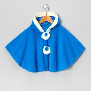 Turquoise Fleece Cape